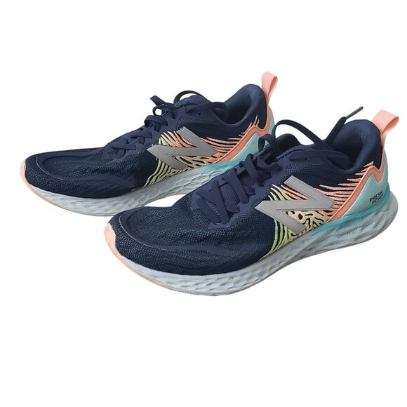 New Balance Shoes - New Balance Sneakers Fresh Foam Tempo Blue Teal Peach Womens 8.5